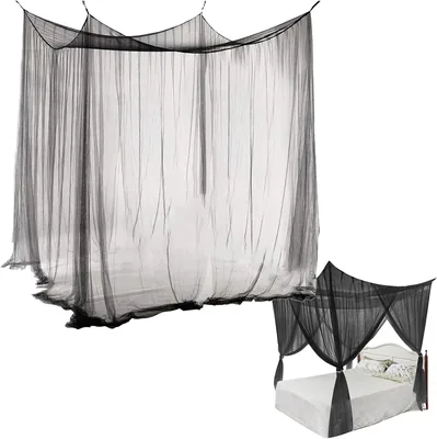 Persiious myggnät dubbelsäng, 1,9 x 2,1 x 2,4 m, insektsnät, stort säng, 4 dörrar, rektangulär - Best Deal