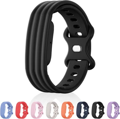 Correa de Silicona para Fitbit Air, Transpirable y Antisudor, Correa Deportiva Reemplazo