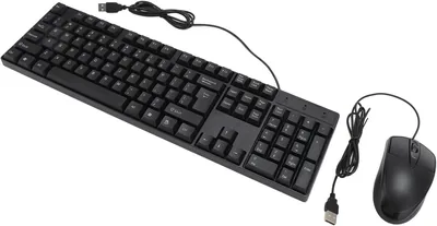 Yechiry 104 Key Wired Keyboard Mouse Set
