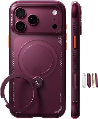 Funda TORRAS para iPhone 18 Pro MAX, Protección Antigolpes 7X | Air Pro Tech de 4 m, Soporte Magnético 180°