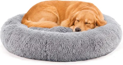 DUMOS 37.4 Inch XL Donut Dog Bed