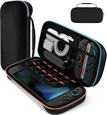 Nintendo Switch 2 Case: Portable Hard Shell Pouch for Accessories