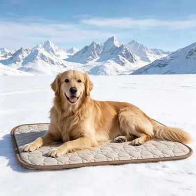 LOTOVERDE Tapete Enfriamiento para Perros, Alfombra de Refrescante para Perros Grandes, Lavable y portátil para jaulas, trans