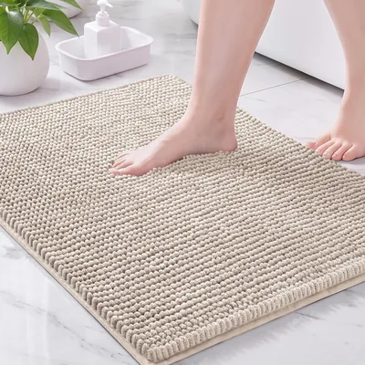 Exclusivo Chenille Bathroom Rug Mat 40x60 CM Best Deal