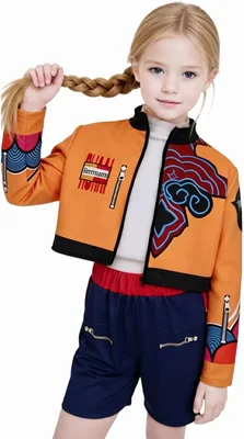 Pop Idol Kids Costume Girls Demon Halloween Cosplay Ages 3-11 Best Deal
