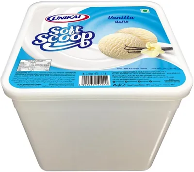 Unikai Ice Cream Vanilla 4L Best Deal