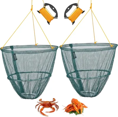 Crystals Portable Crab Drop Net Set of 2 Best Deal