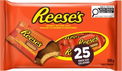 Reese's Peanut Butter Cups Snack Size - 25 Count