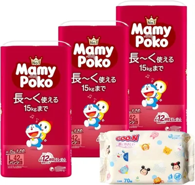 マミー パコ パンツ Lサイズ 42枚×3パック + グーン おしりふき ディズニー 80枚セット 最高お買い得