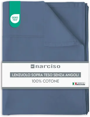 Fodere per Letto Narciso Doppio, 190 x 290 cm, Cotone 100% Ipallergenico e Traspirante
