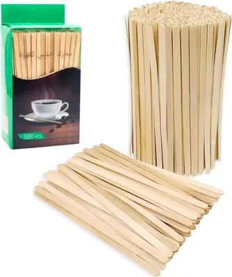 ECVV 14cm Wooden Coffee Stirrers (Pack of 500) - Best Deal