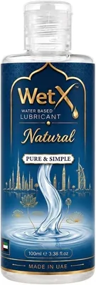 WetX Natural Water Based Lubricant 100ml