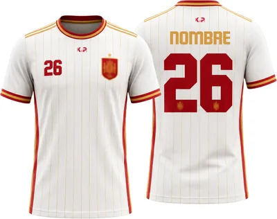 KALLPA Personalizado Equipo Deportivo de Fútbol - Personaliza con Nombre, Escudo, Número y Patrocinador. Mejor Precio