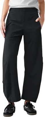 Womens Barrel Travel Pants Elastic Waist Baggy Ankle Pants Best Deal