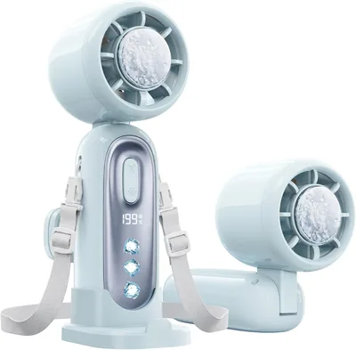 MAGIC JOHN Handheld Ice Cooling Fan Best Deal