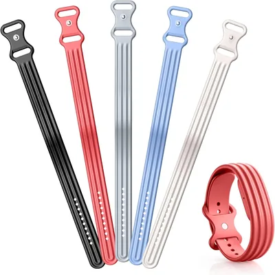 TiMOVO Er Ersatzaktivbänder Kompatibel med Google Fitbit Air 5 Packa, Silikonesoft Öfverflad Barand för Kvinnor Män, Small Best Price