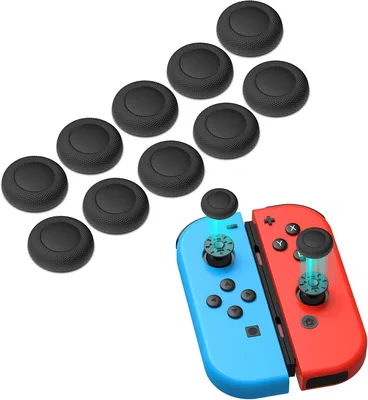 10pcs Replacement Joystick Caps for Nintendo Switch OLED Lite Best Deal
