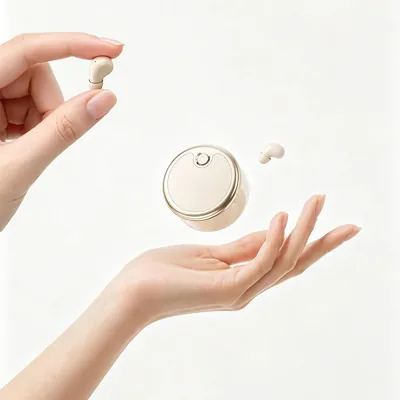 Xmenha Invisible Mini Earbuds Wireless Bluetooth Hidden for Work