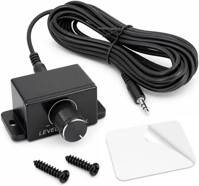 QWORK Bass Knob Remote with 3.5mm Jack & 16ft Cable