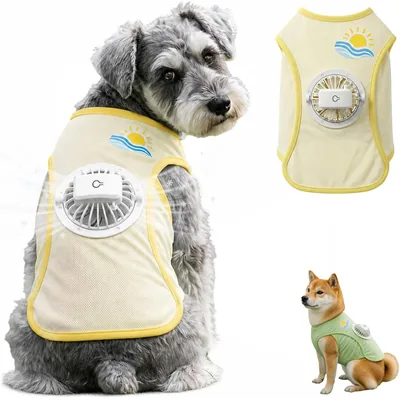 TTFP 冷却ベスト 犬用 送風機付き 夏服 熱中症予防グッズ 熱対策