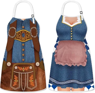 DIELOVEHUA Oktoberfest Apron, Bryggnadssvart, Anpassbar