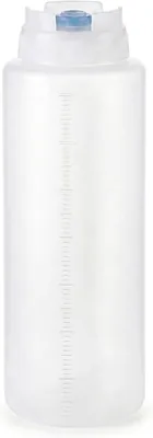 Cuisine Art Squeeze Bottle - 1000ml XL Condiment Dispenser, Silicone Valve
