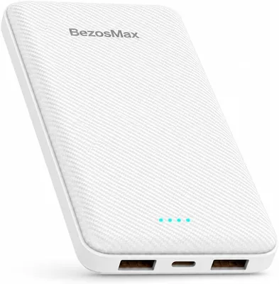 BezosMax 15000mAh Portable Power Bank - High Capacity Dual USB Fast Charging