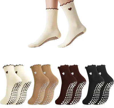 Flintronic Stopper Yoga Socks - Non-Slip for Pilates & Yoga