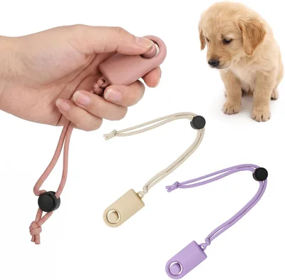 Puwixmox 3er-Set Hundetrainer Klicker mit Lanyard - Vielseitiges Tiertrainingszubehör