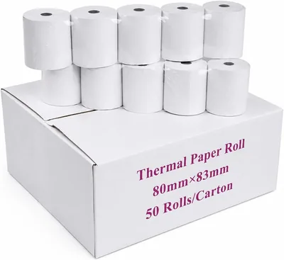 80x83 Thermal Till Rolls 65gsm 40m - Box of 50 Rolls | Best Deal