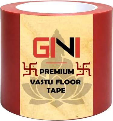 GINI Vastu Floor Tape Red 4 Inches x 25 Yards - Best Deal