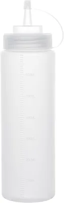 Cuisine Art 24 Oz Squeeze Sauce Bottle, Food-Grade Condiment Dispenser