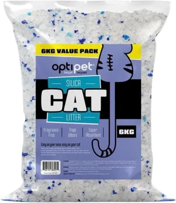 Silica Cat Litter 6kg - Advanced Odour Control & Low Tracking