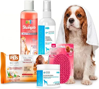 Kit de Limpieza Básica Fancy Pets para Perros con Limpiador de Oídos y Toallitas, Mejor Precio — Compra Ahora