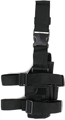 Tactical Drop Leg Gun Holster Black