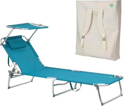 Totò Piccinni Letto a Scomparti Macao in Alluminio con Cuscino e Borsa (Petrolio) - Best Deal