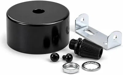 Roseta para Lámpara de Techo Matte Black 60 x 30 mm - 1 Unidad con Kit de Instalación - Acero 1 mm con Accesorios para Lámparas Colgantes