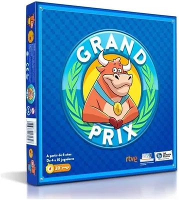 Juego de Gran Premio | Para 4 a 10 Jugadores - Portátil - Para Adultos y Niños +6 años - Juego de Equipo Familiar - 20 Minutos por Partida
