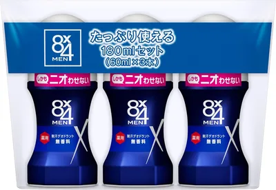 エイトフォーメン 8x4メン ロールオン 無香料 60ml×3本セット デオドラント 制汗 ワキ用 男性用 メンズ 【医薬部外品】 Best Deal