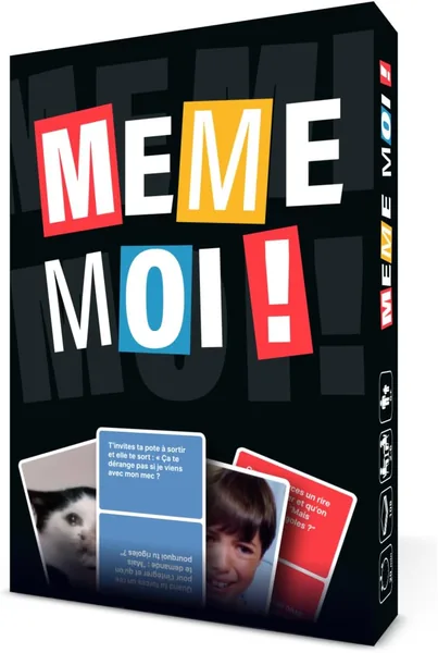 Kardéo - Meme-Moi - Le Jeu de Société de Mèmes pour les Amis et l'Apéro - Parfait pour l'Ambiance et l'Humour - 2 à 6 Joueurs - Best Deal