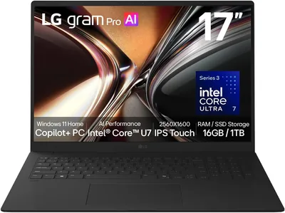 LG gram Pro 17 17Z90U Copilot+ PC Touch Laptop