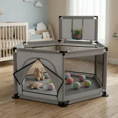 Corral de Juegos para Bebés Niños: Corralito para Bebé Juego de Parque Infantil