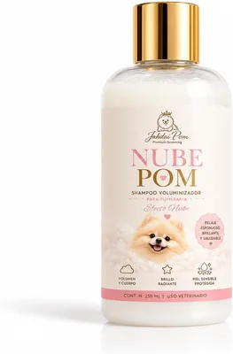 Shampú Premium Jahdai Pom Nube para Pomerania, 250 ml, Volumen, Brillo y Suavidad, Fórmula para Piel Sensible Best Deal