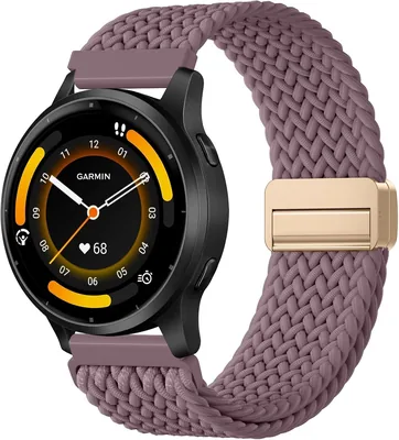 حزام مغناطيسي قياس 22 ملم لساعة Redmi Watch 5 Active/5 Lite وSamsung Galaxy Watch 3 45 مم/46 مم وGear S3 وHuawei Watch GT6 GT5 46 مم