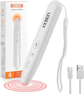 LEBEXY Elektrischer Insektenstichheiler | Insektenstichheiler | Elektrischer Stichheiler für Insekten Pen Moskito Pen Hitze Pen Anti Juckreiz Best Deal