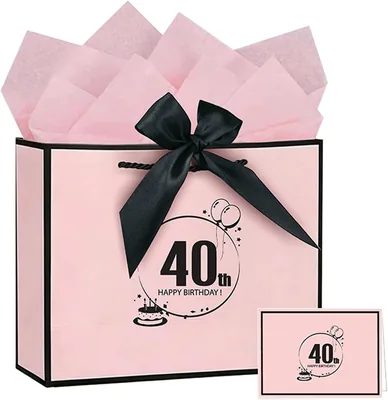 40th Birthday Gift Bag for Women - Best Deal
