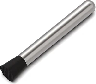 Cuisine Art Stainless Steel Cocktail Muddler 25cm - Crush Mint for Mojitos & Caipirinhas