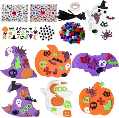DINGFENG Halloween Sticker Decoration Set