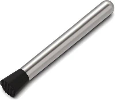 Cuisine Art Stainless Steel Cocktail Muddler 30cm - Crush Mint for Mojitos & Caipirinhas