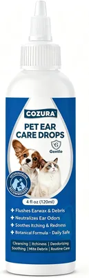 Dog & Cat Ear Drops - Plant-Based Cleaner | Best Deal